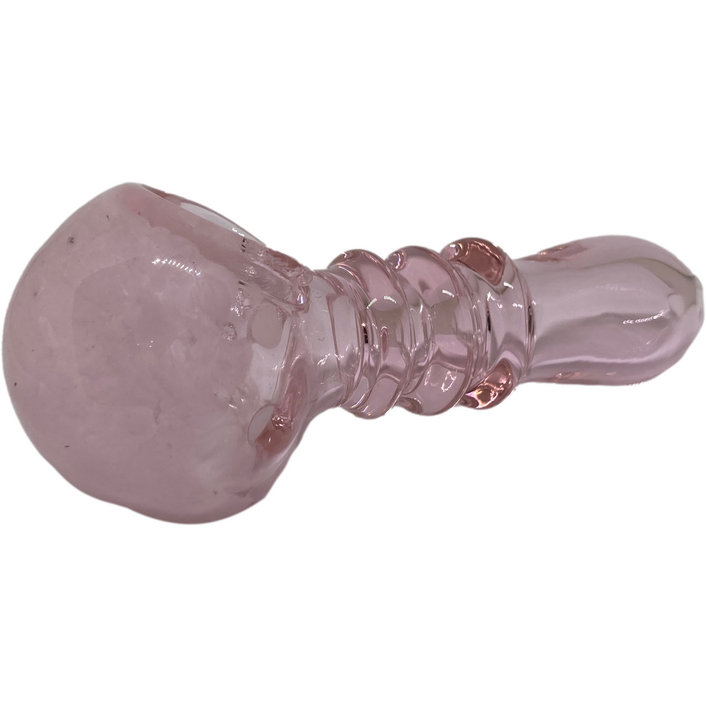 4 Inch Pink Hand Pipes  Twist Style Glass Smoking Hand Pipes - G420glass