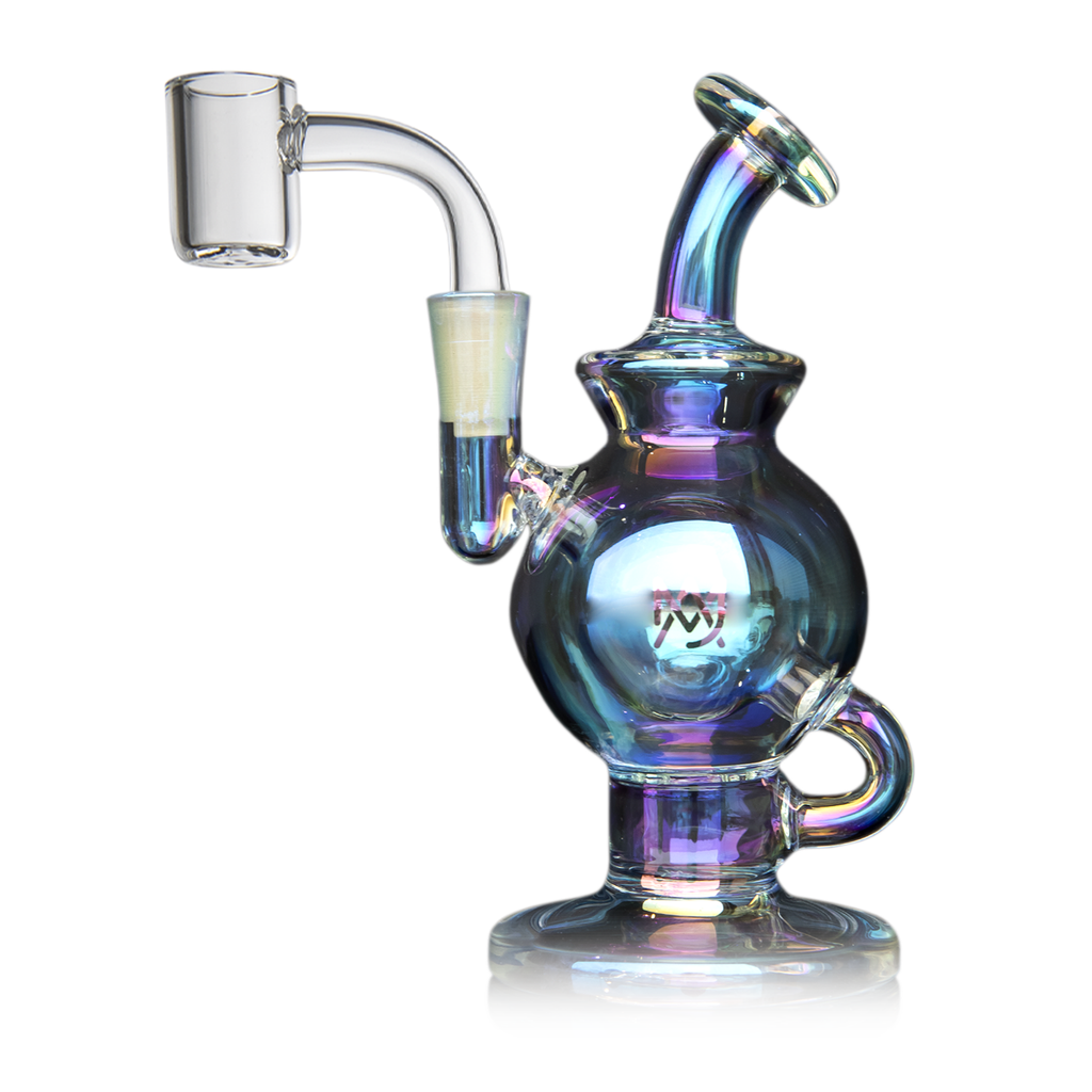 MJ Arsenal Atlas Mini Dab Oil Rig Iridescent - Kings Pipes