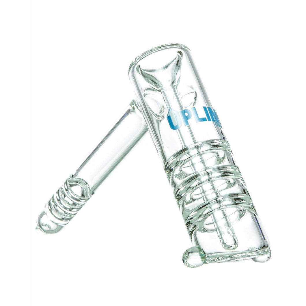 Hammer Glass Hand Pipe Bubbler – Quantum Scientific Glass